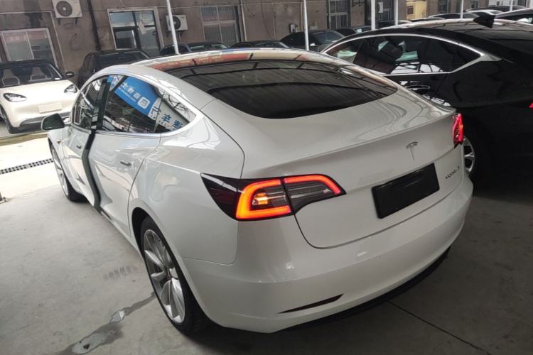 Used Tesla Model 3 2020 Standard Range Rear-Wheel Drive Upgraded Version Rear Left 45 Deg