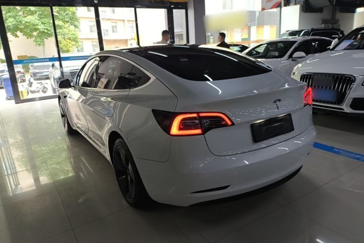 Used Tesla Model 3 2020 Standard Range Rear-Wheel Drive Upgraded Version Rear Left 45 Deg
