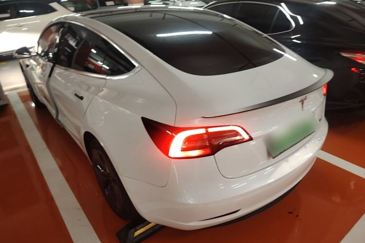 Used Tesla Model 3 2020 Standard Range Rear-Wheel Drive Upgraded Version Rear Left 45 Deg
