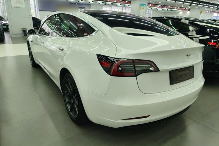 Used Tesla Model 3 2020 Standard Range Rear-Wheel Drive Upgraded Version Rear Left 45 Deg