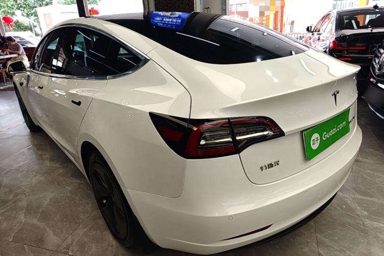 Used Tesla Model 3 2020 Standard Range Rear-Wheel Drive Upgraded Version Rear Left 45 Deg