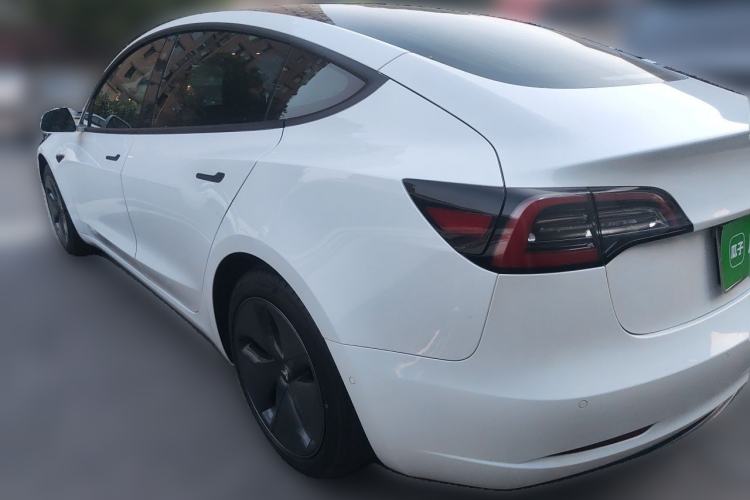 Used Tesla Model 3 2020 Standard Range Rear-Wheel Drive Upgraded Version Rear Left 45 Deg