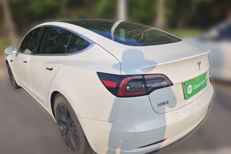 Used Tesla Model 3 2020 Refreshed Version Long-Range Rear-Wheel Drive Rear Left 45 Deg