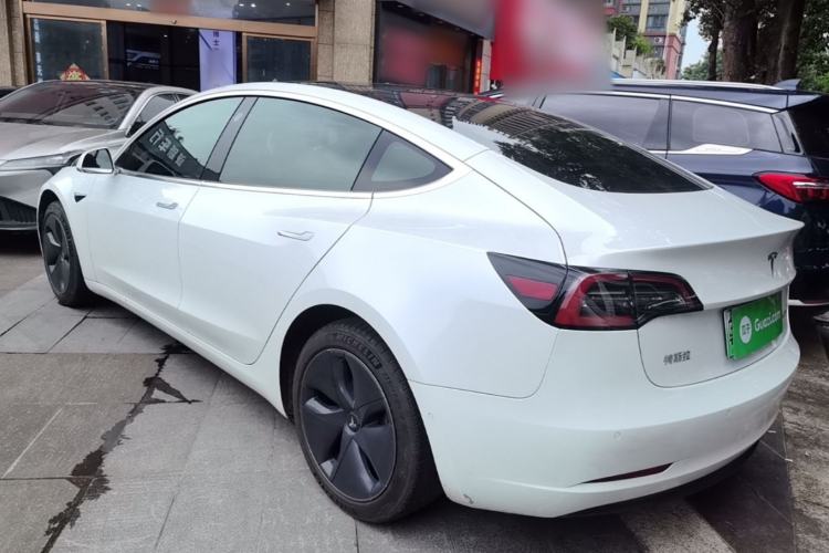 Used Tesla Model 3 2020 Standard Range Rear-Wheel Drive Upgraded Version Rear Left 45 Deg