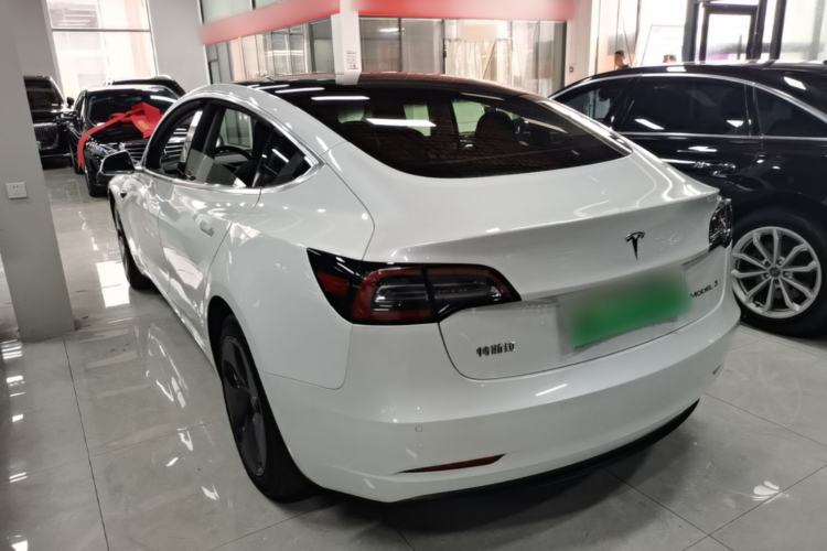 Used Tesla Model 3 2020 Standard Range Rear-Wheel Drive Upgraded Version Rear Left 45 Deg