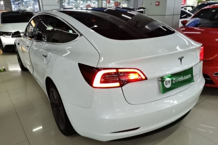 Used Tesla Model 3 2020 Standard Range Rear-Wheel Drive Upgraded Version Rear Left 45 Deg