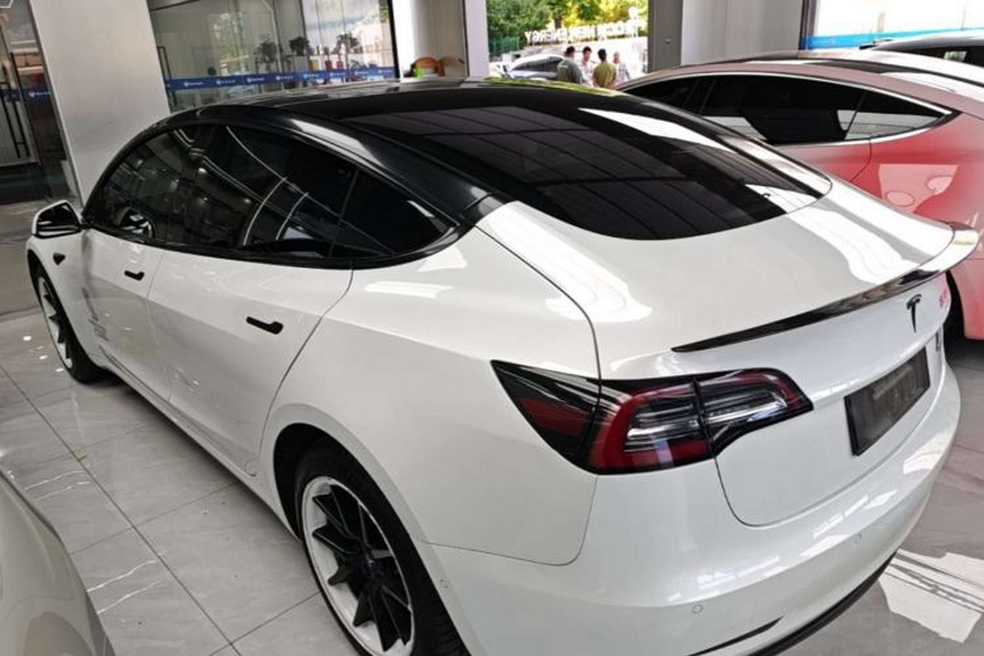 Used Tesla Model 3 2020 Standard Range Rear-Wheel Drive Upgraded Version Rear Left 45 Deg