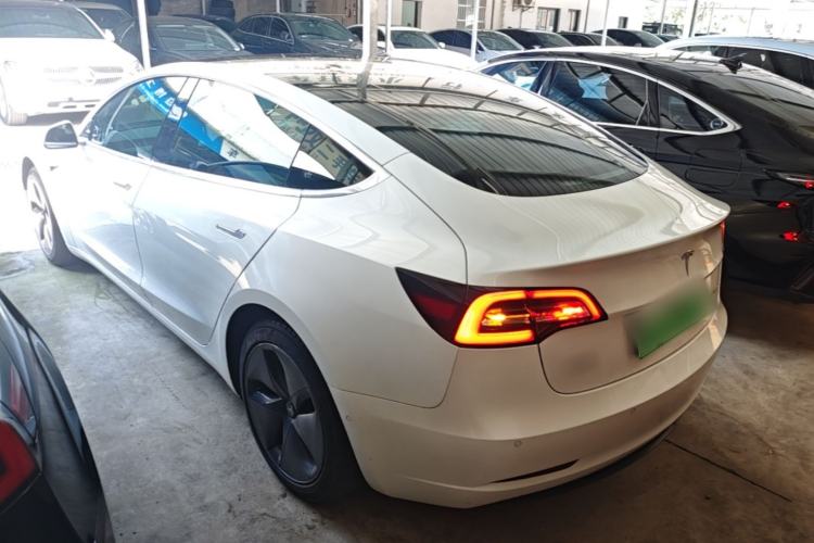 Used Tesla Model 3 2020 Revised Version Standard Range Rear-Wheel Drive – Upgraded Edition Rear Left 45 Deg