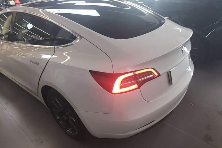 Used Tesla Model 3 2020 Standard Range Rear-Wheel Drive Upgraded Version Rear Left 45 Deg