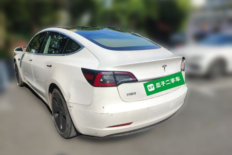 Used Tesla Model 3 2020 Standard Range Rear-Wheel Drive Upgraded Version Rear Left 45 Deg