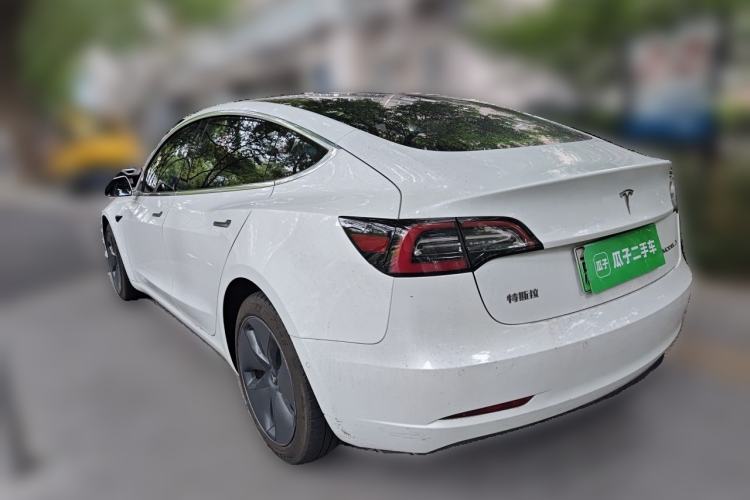 Used Tesla Model 3 2020 Revised Version Standard Range Rear-Wheel Drive – Upgraded Edition Rear Left 45 Deg