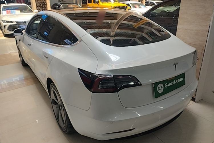Used Tesla Model 3 2020 Standard Range Rear-Wheel Drive Upgraded Version Rear Left 45 Deg