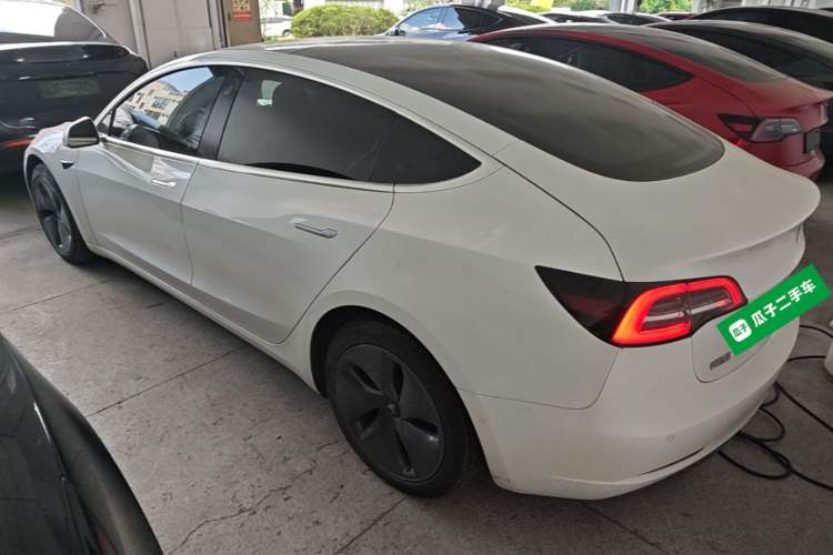 Used Tesla Model 3 2020 Revised Version Standard Range Rear-Wheel Drive – Upgraded Edition Rear Left 45 Deg