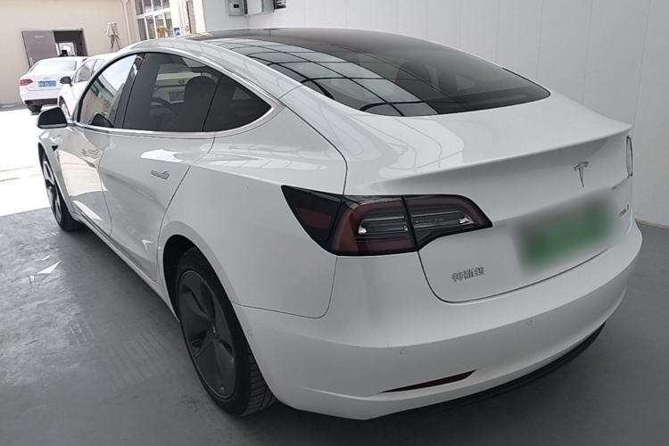 Used Tesla Model 3 2020 Refreshed Version Long-Range Rear-Wheel Drive Rear Left 45 Deg