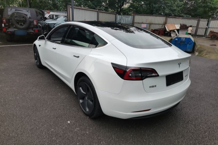 Used Tesla Model 3 2020 Standard Range Rear-Wheel Drive Upgraded Version Rear Left 45 Deg