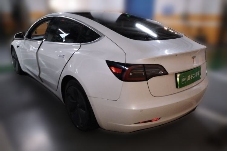 Used Tesla Model 3 2020 Refreshed Version Long-Range Rear-Wheel Drive Rear Left 45 Deg