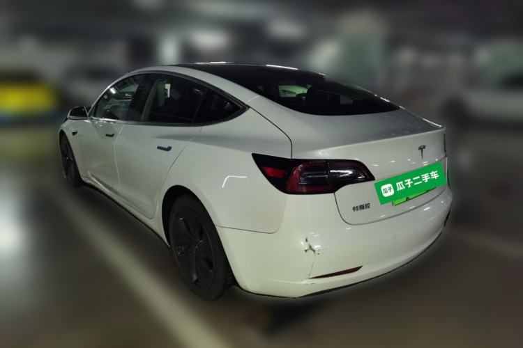 Used Tesla Model 3 2020 Refreshed Version Long-Range Rear-Wheel Drive Rear Left 45 Deg
