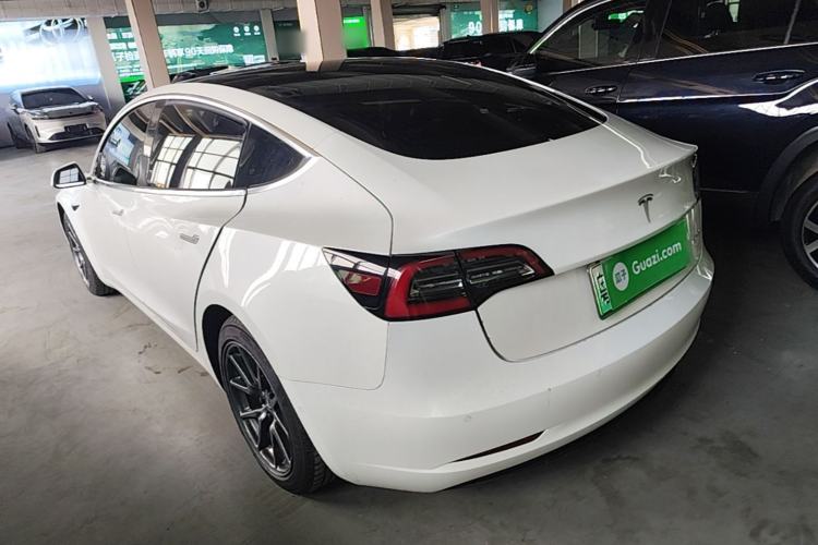 Used Tesla Model 3 2020 Revised Version Standard Range Rear-Wheel Drive – Upgraded Edition Rear Left 45 Deg