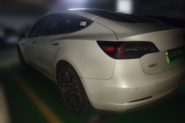 Used Tesla Model 3 2020 Standard Range Rear-Wheel Drive Upgraded Version Rear Left 45 Deg