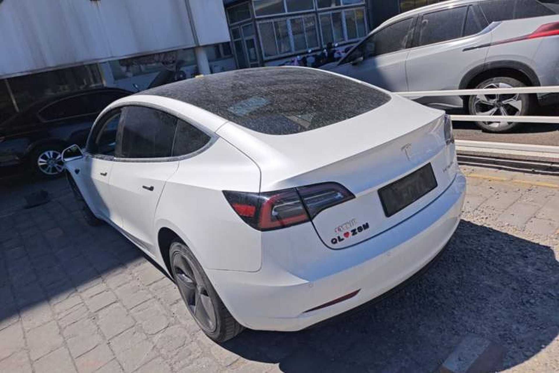 Used Tesla Model 3 2020 Standard Range Rear-Wheel Drive Upgraded Version Rear Left 45 Deg