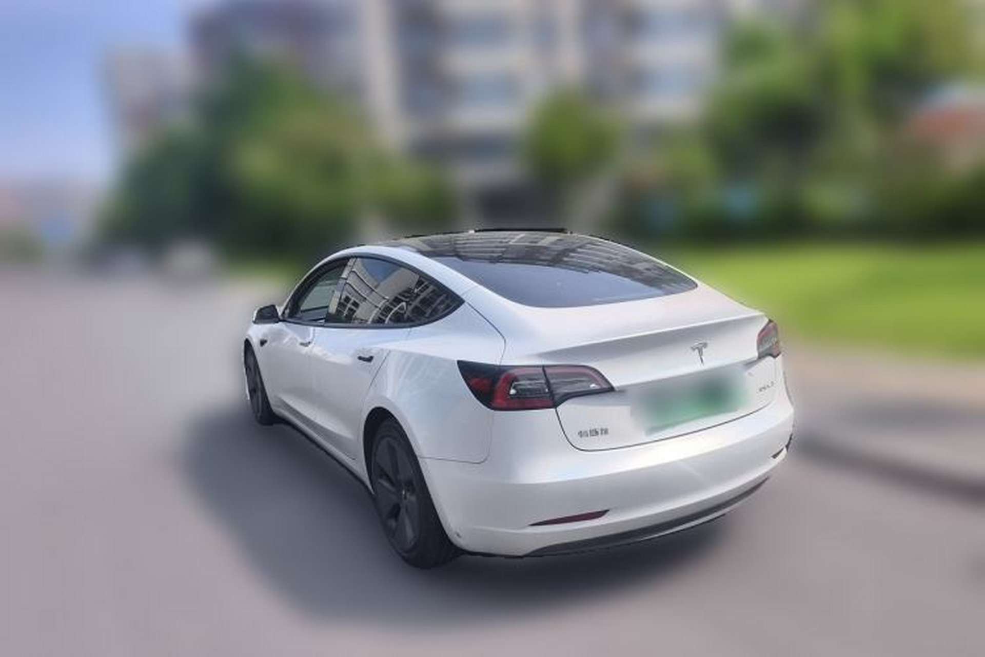 Used Tesla Model 3 2020 Revised Version Standard Range Rear-Wheel Drive – Upgraded Edition Rear Left 45 Deg