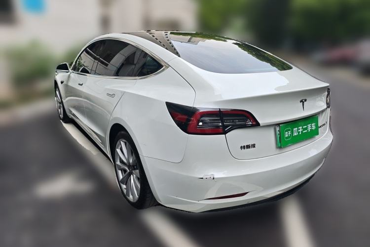 Used Tesla Model 3 2020 Revised Version Standard Range Rear-Wheel Drive – Upgraded Edition Rear Left 45 Deg