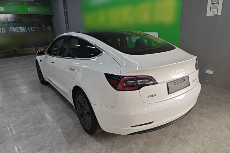 Used Tesla Model 3 2020 Refreshed Version Long-Range Rear-Wheel Drive Rear Left 45 Deg