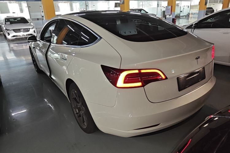 Used Tesla Model 3 2020 Standard Range Rear-Wheel Drive Upgraded Version Rear Left 45 Deg