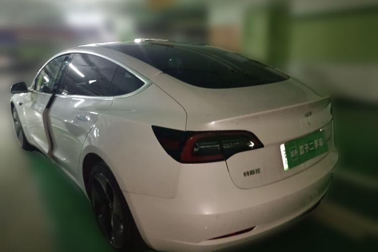 Used Tesla Model 3 2020 Refreshed Version Long-Range Rear-Wheel Drive Rear Left 45 Deg
