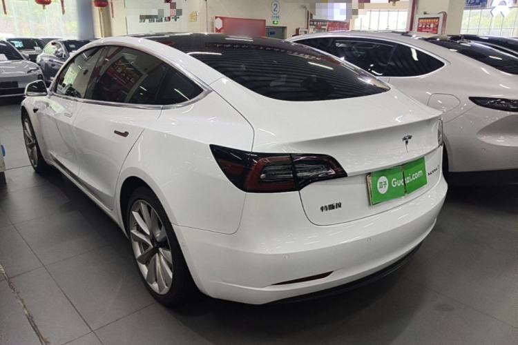 Used Tesla Model 3 2020 Refreshed Version Long-Range Rear-Wheel Drive Rear Left 45 Deg