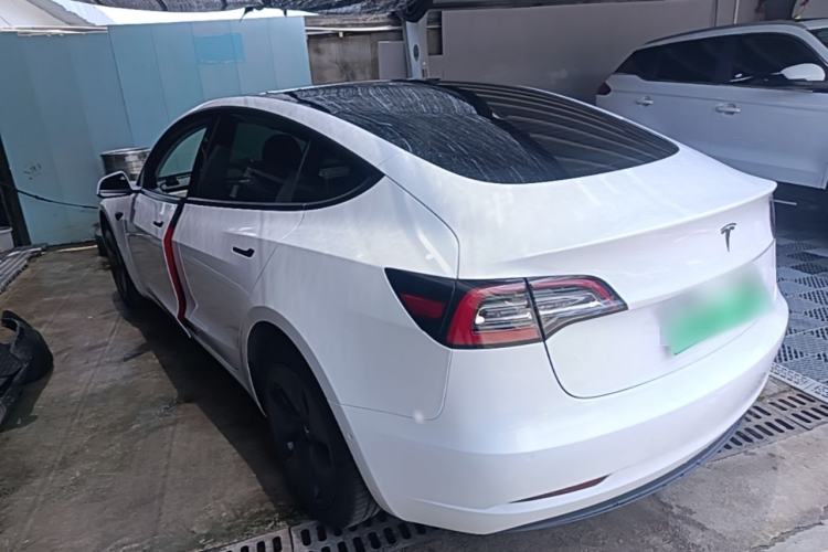 Used Tesla Model 3 2020 Refreshed Version Long-Range Rear-Wheel Drive Rear Left 45 Deg