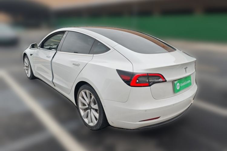 Used Tesla Model 3 2020 Standard Range Rear-Wheel Drive Upgraded Version Rear Left 45 Deg