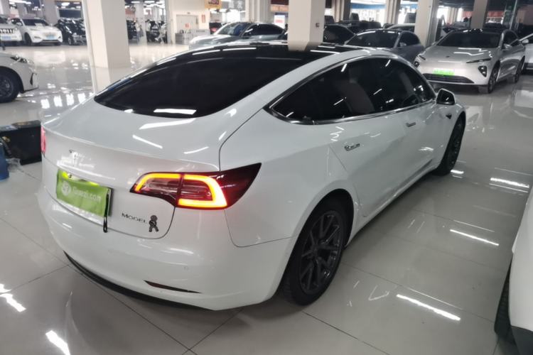 Used Tesla Model 3 2020 Standard Range Rear-Wheel Drive Upgraded Version Rear Right 45 Deg