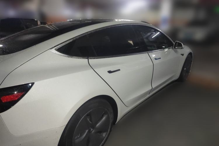 Used Tesla Model 3 2020 Standard Range Rear-Wheel Drive Upgraded Version Rear Right 45 Deg