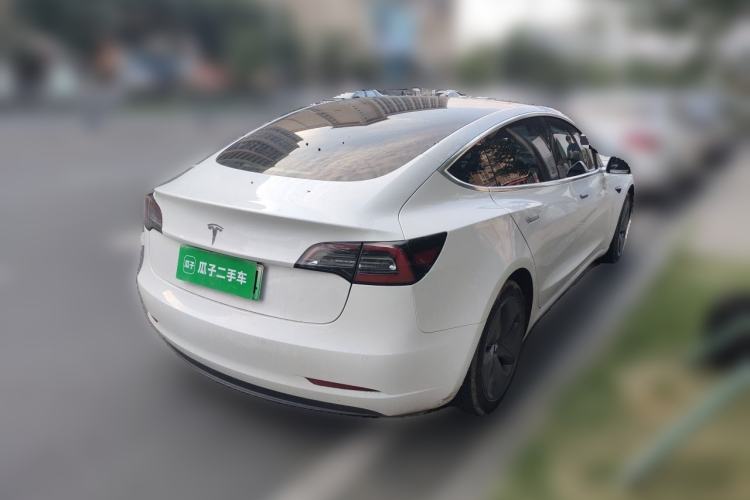 Used Tesla Model 3 2020 Refreshed Version Long-Range Rear-Wheel Drive Rear Right 45 Deg