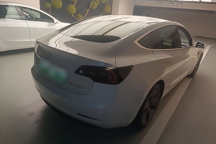 Used Tesla Model 3 2020 Refreshed Version Long-Range Rear-Wheel Drive Rear Right 45 Deg