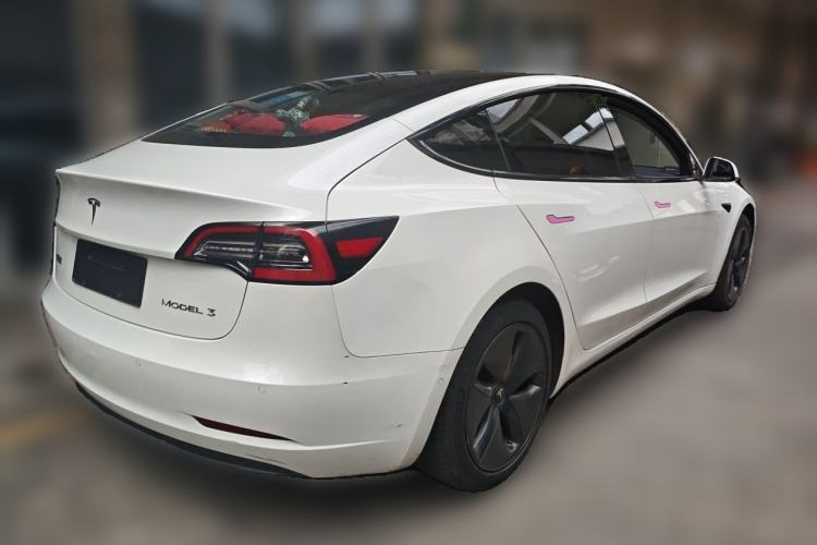 Used Tesla Model 3 2020 Standard Range Rear-Wheel Drive Upgraded Version Rear Right 45 Deg