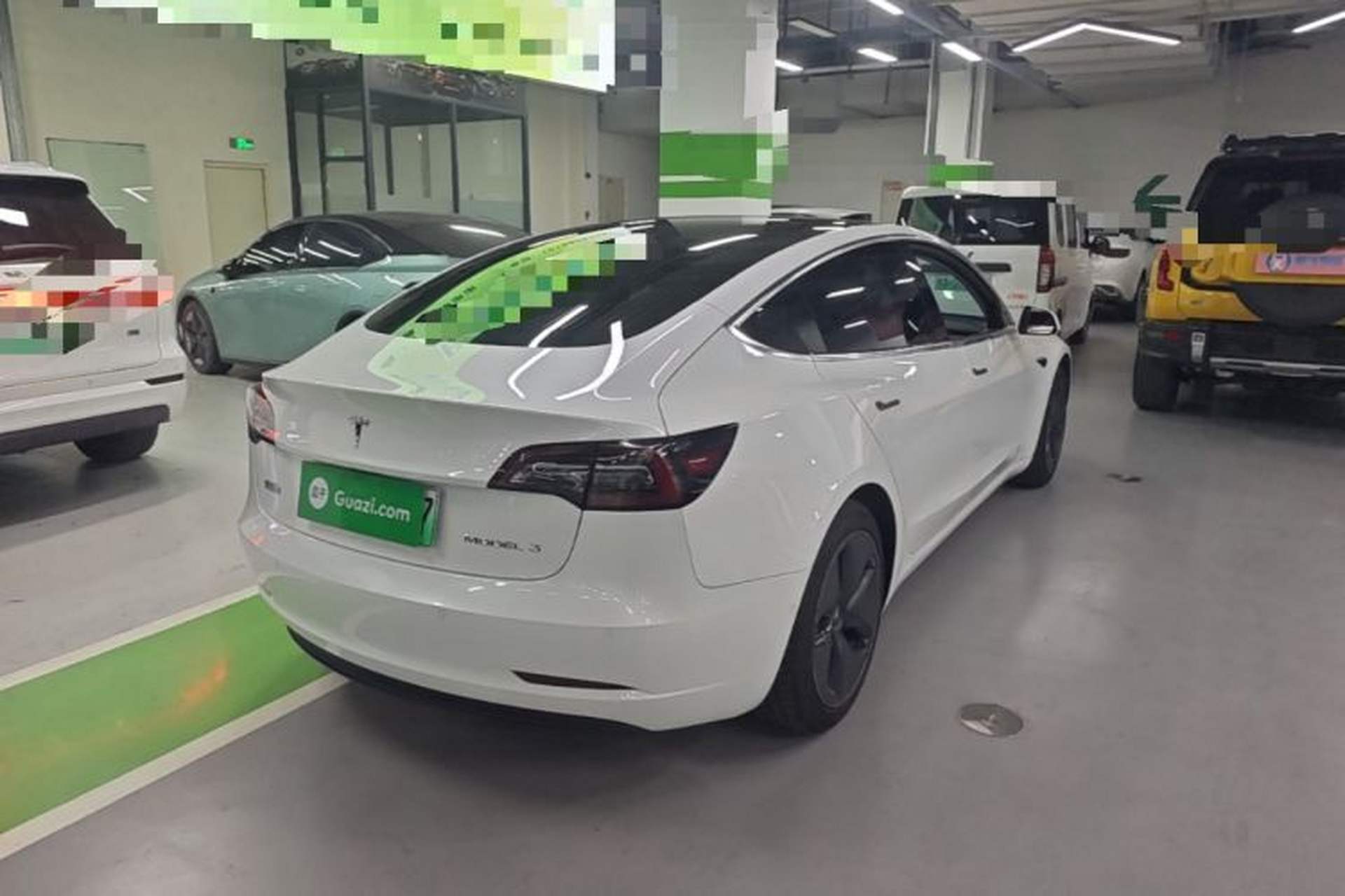 Used Tesla Model 3 2020 Standard Range Rear-Wheel Drive Upgraded Version Rear Right 45 Deg