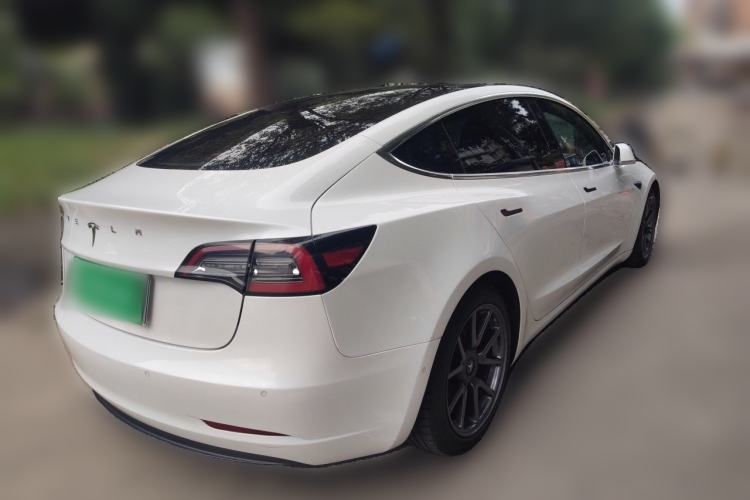 Used Tesla Model 3 2020 Standard Range Rear-Wheel Drive Upgraded Version Rear Right 45 Deg