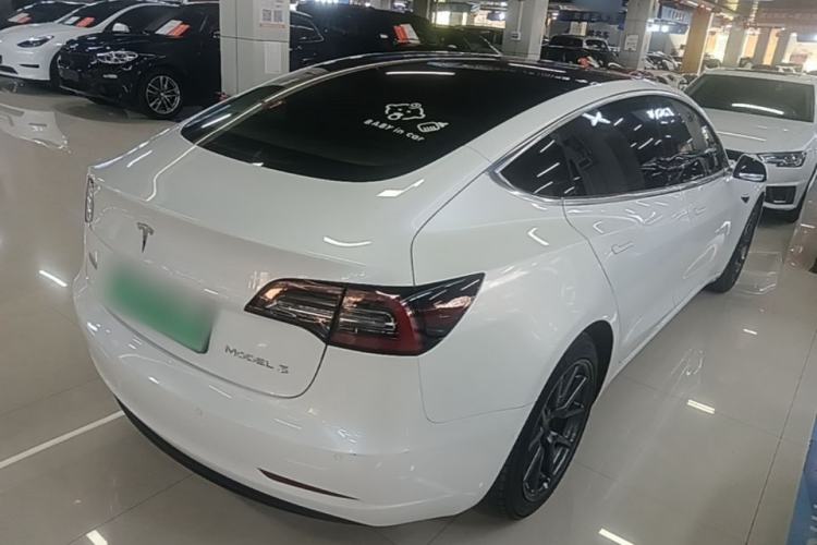 Used Tesla Model 3 2020 Refreshed Version Long-Range Rear-Wheel Drive Rear Right 45 Deg