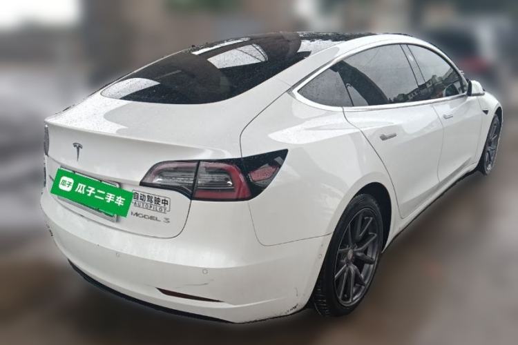 Used Tesla Model 3 2020 Standard Range Rear-Wheel Drive Upgraded Version Rear Right 45 Deg