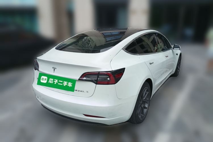 Used Tesla Model 3 2020 Standard Range Rear-Wheel Drive Upgraded Version Rear Right 45 Deg