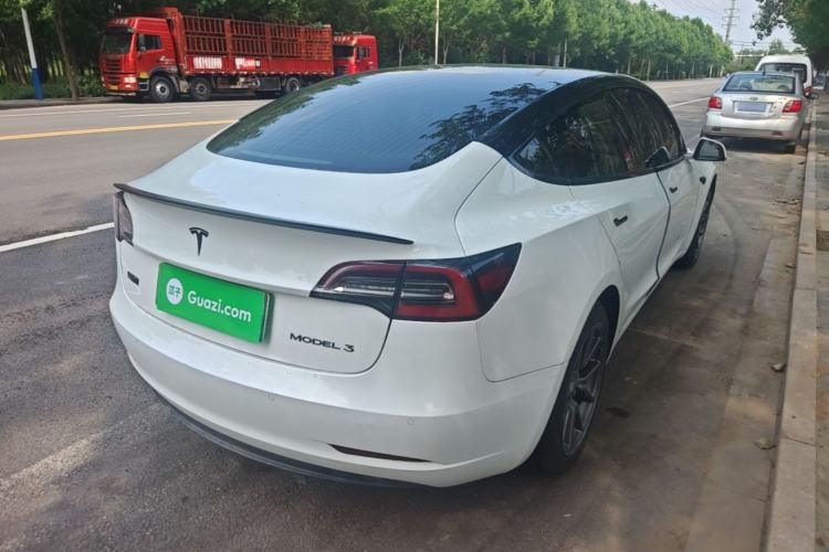 Used Tesla Model 3 2020 Standard Range Rear-Wheel Drive Upgraded Version Rear Right 45 Deg