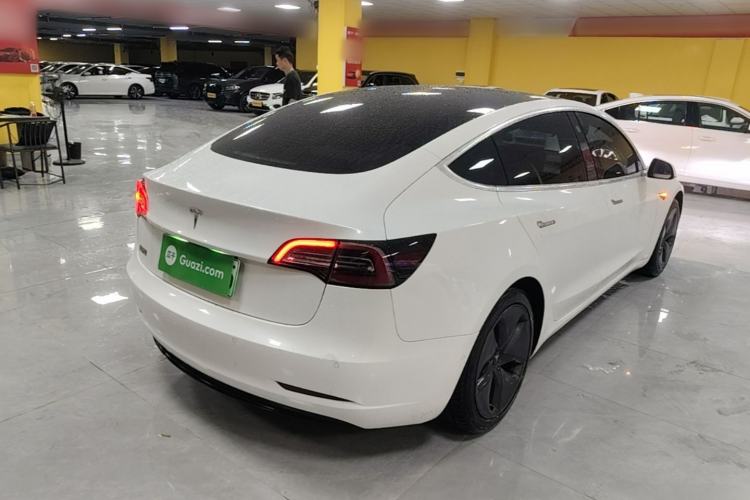 Used Tesla Model 3 2020 Standard Range Rear-Wheel Drive Upgraded Version Rear Right 45 Deg