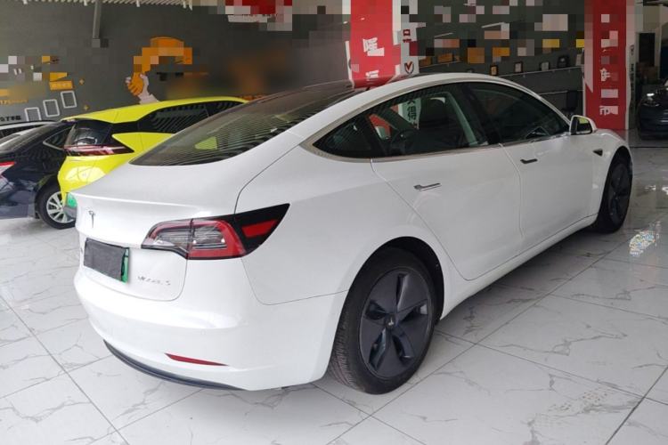 Used Tesla Model 3 2020 Refreshed Version Long-Range Rear-Wheel Drive Rear Right 45 Deg