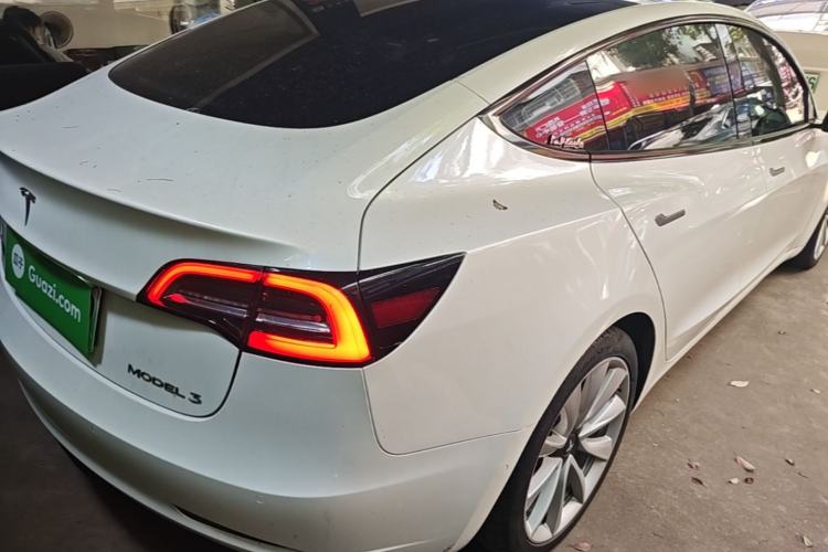Used Tesla Model 3 2020 Refreshed Version Long-Range Rear-Wheel Drive Rear Right 45 Deg