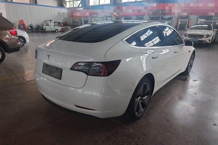 Used Tesla Model 3 2020 Standard Range Rear-Wheel Drive Upgraded Version Rear Right 45 Deg