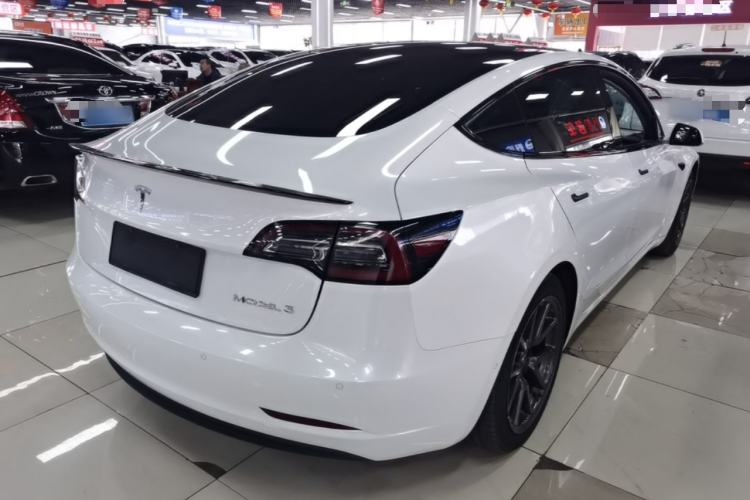 Used Tesla Model 3 2020 Standard Range Rear-Wheel Drive Upgraded Version Rear Right 45 Deg