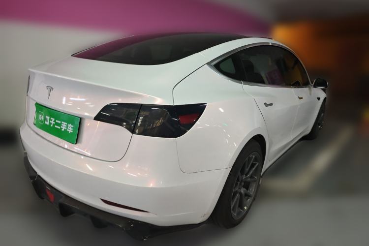 Used Tesla Model 3 2020 Standard Range Rear-Wheel Drive Upgraded Version Rear Right 45 Deg
