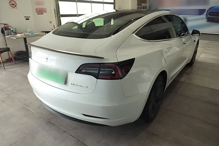 Used Tesla Model 3 2020 Standard Range Rear-Wheel Drive Upgraded Version Rear Right 45 Deg